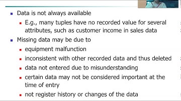 DWDM Video 6(Need for Data preprocessing&Data Cleaning)