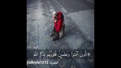 سورة الرعد الآية (28) بصوت الشيخ أحمد العجمي🌹
