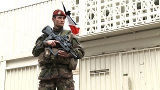 Gran despliegue militar en Francia