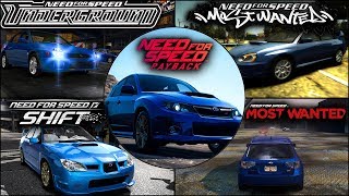 Subaru Impreza Evolution in NFS Games - 1080pHD