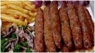 الكباب الأفغاني Recipe Afghani kabab at home