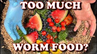 How Much Food Is Too Much For Compost Worms | Vermicompost Worm Farm