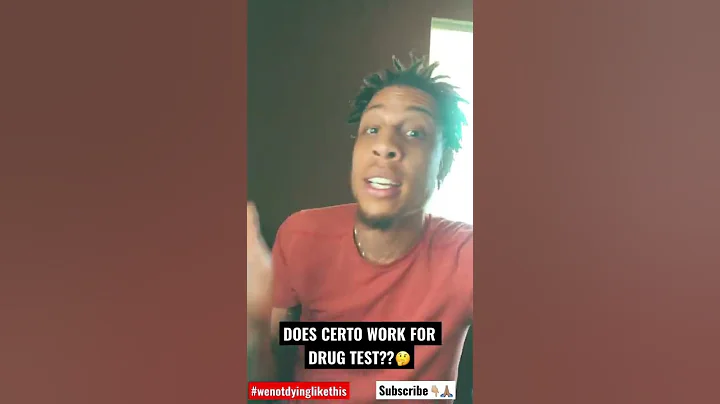 DOES CERTO WORK FOR DRUG TEST??🤔