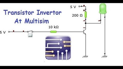 Transistor AS AN Invertor |Multisim Simulation|Tech Support