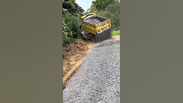 Shocking Way to Unload a Dump Truck! You Won