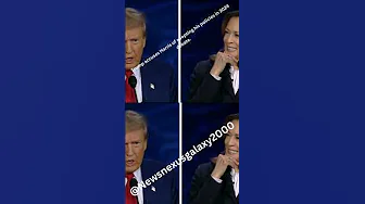 Trump accuses Harris of adopting his policies in 2024 debate. thumbnail