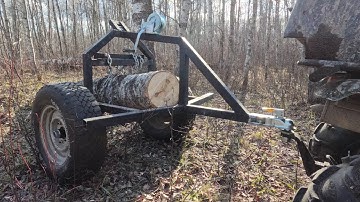 ATV Log Hauler/Skidder Complete Build From Scratch
