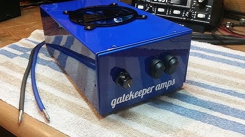 Candy Painted Gatekeeper Built 1x4 Amplifier ALL METAL CAPs WOW!
