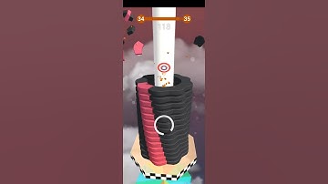 Stack Ball New Gameplay Walkthrough Level 36 #hlg60 #shorts