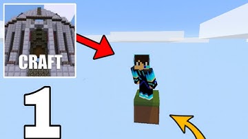 Minicraft - one block survival gameplay walkthrough part 1 | Mizna minicraft survival series