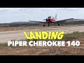 Piper Cherokee PA28 140 Landing G-LTFB