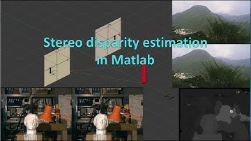 Stereo Disparity estimation in Matlab