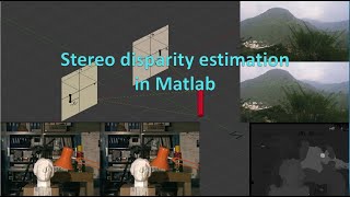 Stereo Disparity estimation in Matlab