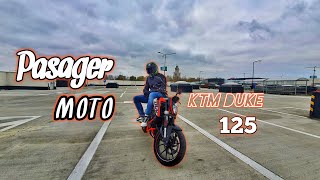 Pasager MOTO pe KTM Duke 125 (Moto Vlog)