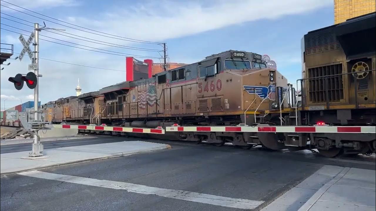 Freight train passing in Las Vegas YouTube