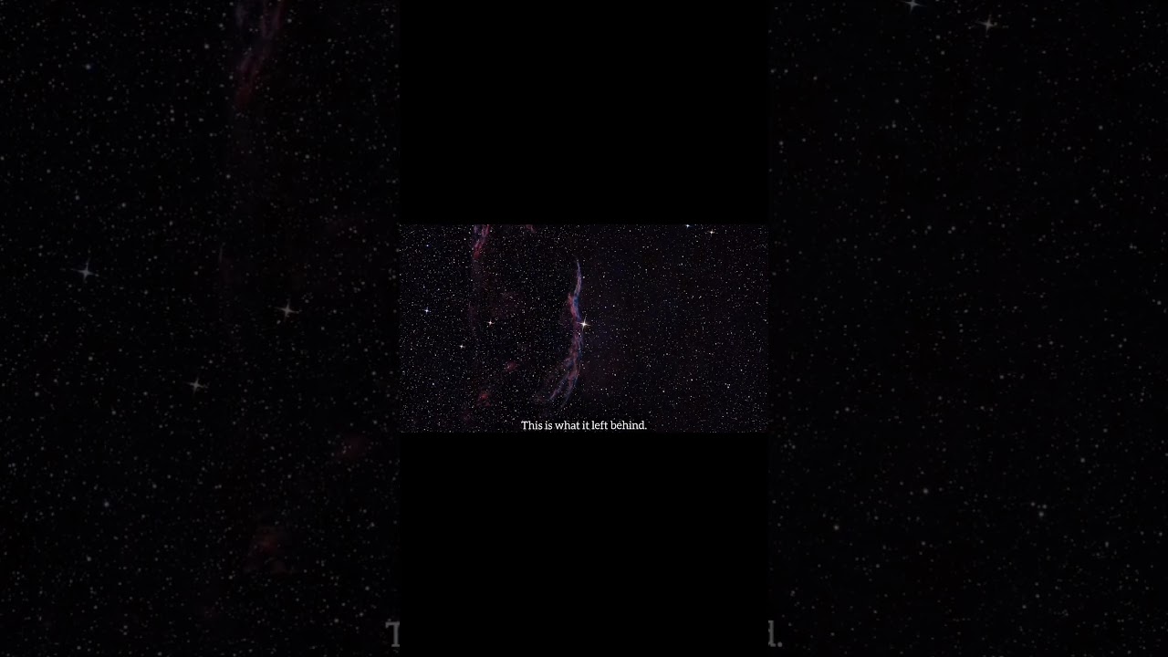 A Star EXPLODED Here… This Is What Remains 🌌 | Veil Nebula  #astrophotography #astronomy #stars