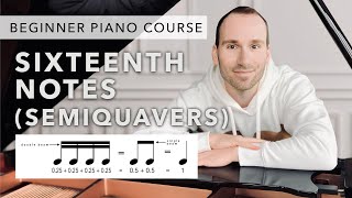 How to play Sixteenth Notes/Semiquavers on the piano?