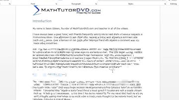 Lesson 18 - Inserting Page Breaks And Keeping Paragraph Continuity