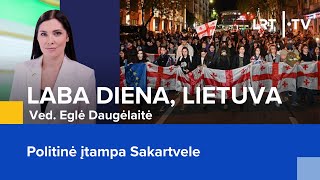 Tiesiogiai. Politinė įtampa Sakartvele | Laba diena, Lietuva | 2024-05-17