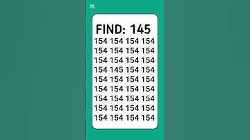 optical illusion test for the genius find the hidden number in sec #shortsfeed #opticalillusion