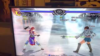 Soul Calibur V customs of Kunimitsu & Michelle Chang from Tekken Tag Tournament 2