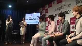 [Official] 120612 LG Fanmeet with Kyuhyun Sungmin Eunhyuk Ryeowook (120605) Highlights