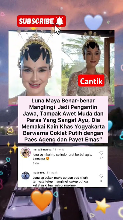 luna maya bikini pangling ketika pakai kebaya #viralvideo #trendingshorts #shorts