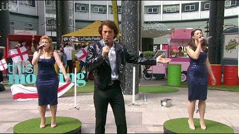 Sweet Caroline performed by Fisher Stevens on ITV'...