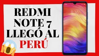 XIAOMI REDMI Note 7 Versión Global llega al PERÚ oficialmente 2019