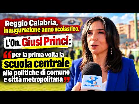 Inaugurazione anno scolastico, l'On.Princi: “giornata voluta dal sindaco per una missione precisa”