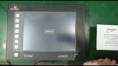 Norcimbus G310 Power Purge V HMI Repairs by Dynamics Circuit (S) Pte. Ltd.