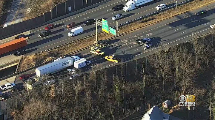 All I-95 NB Lanes Closed Due To Multi-Vehicle Crash In Baltimore County