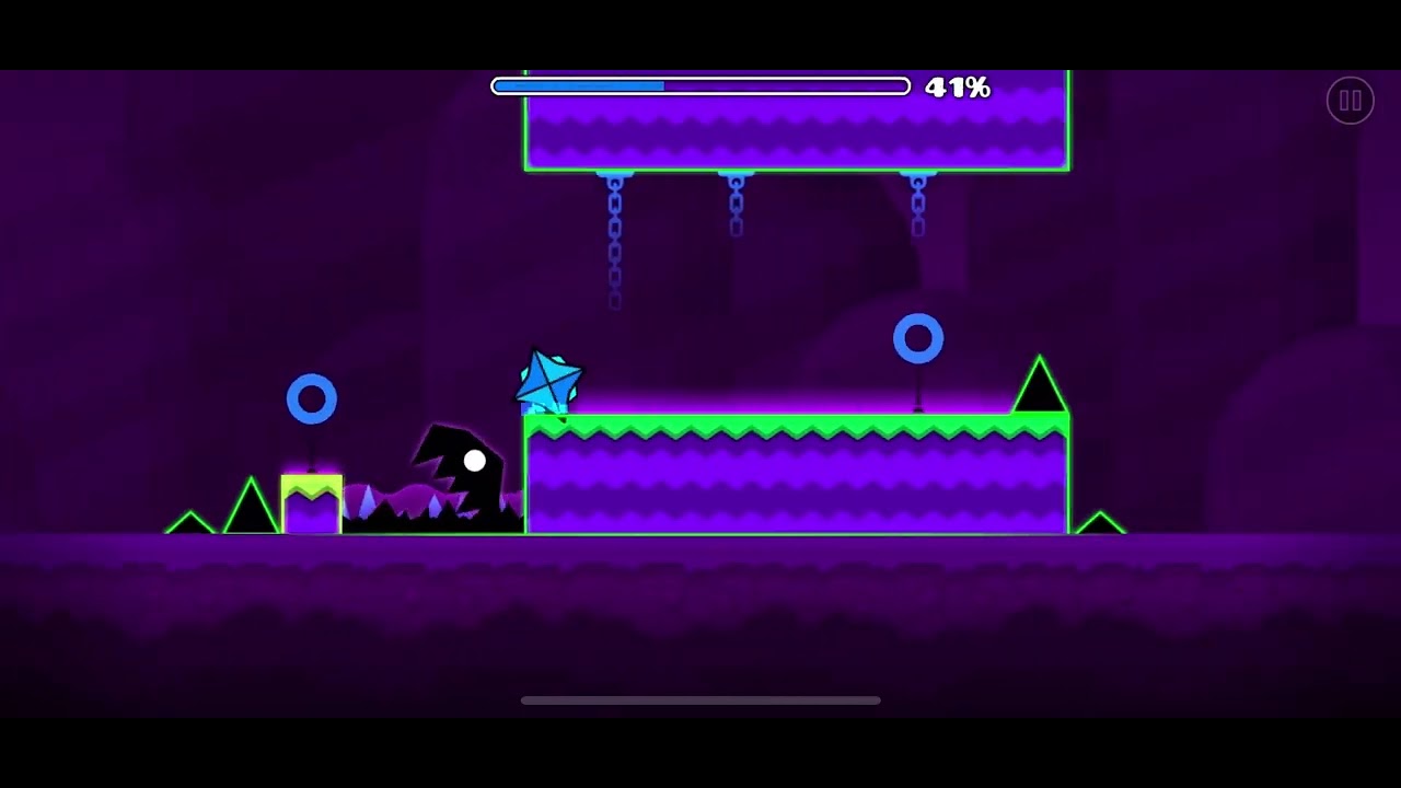 First video and beating lvl 1 in world 🌍 geometry dash - YouTube