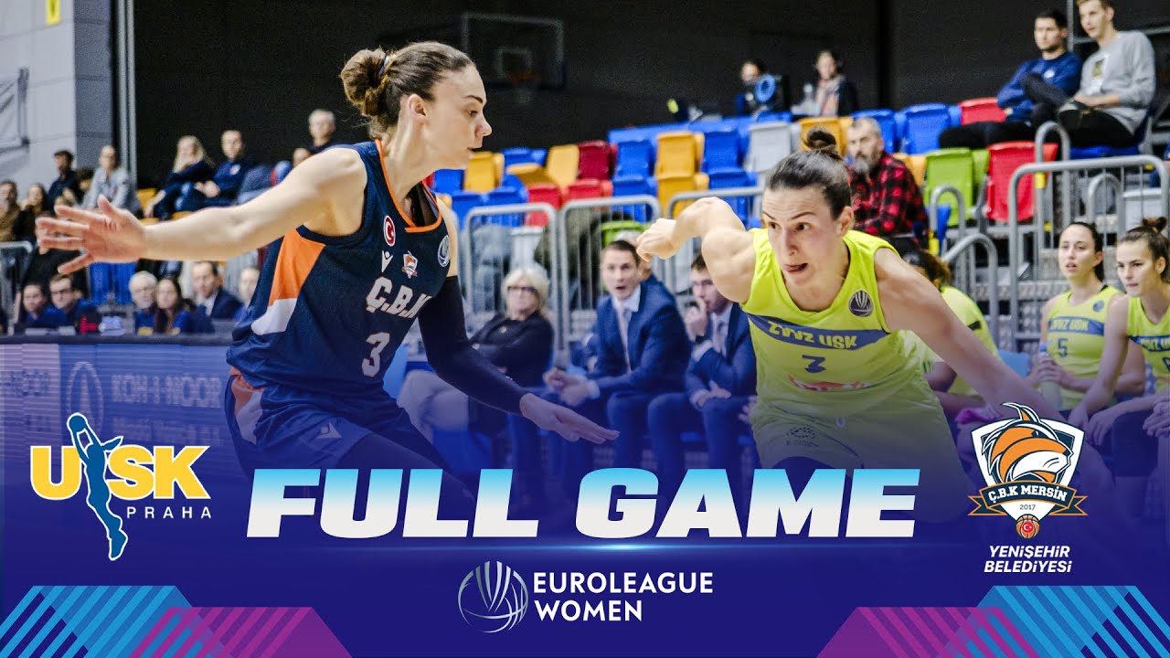 ZVVZ USK Praha v Cukurova Basketbol Mersin Full Basketball Game EuroLeague Women 2023-24