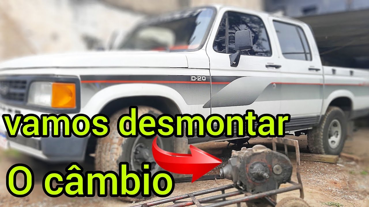 como desmontar o câmbio da D20