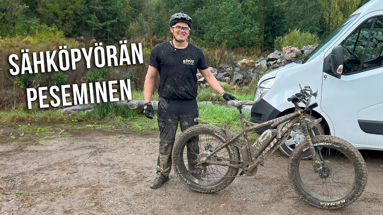 Sähköpyörän Peseminen | E/FAT 1000W Sähköfatbike