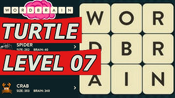 WordBrain Turtle Level 7 Answers (Android/IOS)