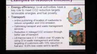Resource Efficiency: A local government perspective, Dr Gesche Schmid