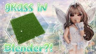 How to make Grass in Blender for FREE || Roblox GFX