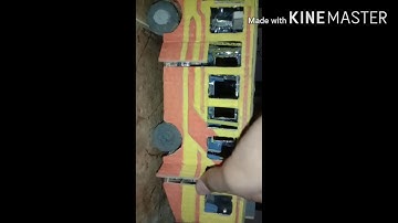 MINIATURE MODEL KSRTC SUPER FAST @ VENAD