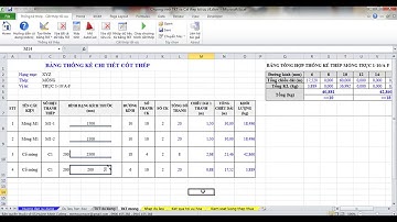 [CƯỜNG CE] Hướng dẫn sử dụng Chương trình thống kê thép tự động  và cắt thép tối ưu