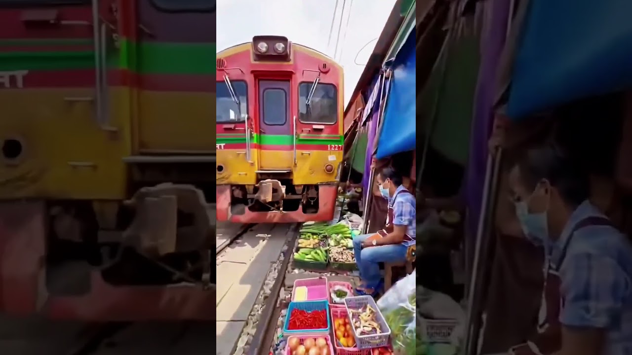 Они установили киоски на железнодорожных путях! 