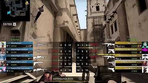 #Csgo :  1V5 ACE Clutch #Mirage