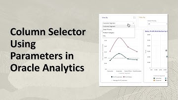 Column Selector Using Parameters in Oracle Analytics