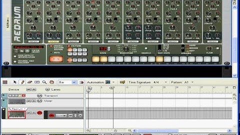 A Drum Beat I Made on Reason by Propellerhead