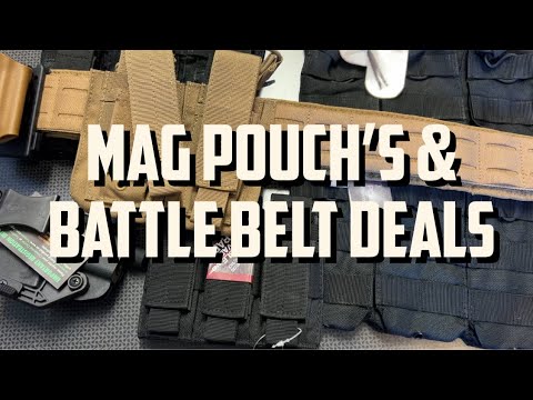 Mag Pouch & Battle Belt Deal Alert