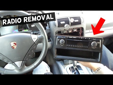 HOW TO REMOVE AND REPLACE RADIO ON PORSCHE CAYENNE S TURBO