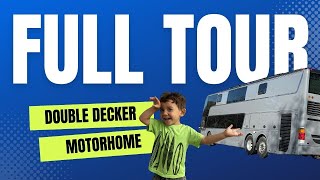 Double Decker to Motorhome Conversion - Full Tour of our Roaming Tiny Home for our Family of 8!!!