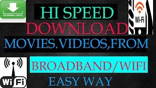 how to download high speed from broadband/wifi bangla tutorial tech bangla bd how to download high speed from broadband/wifi bangla tutorial tech bangla bd