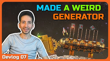 Making a PHYSICS based Power Plant - SpaceKraft  - Devlog 07